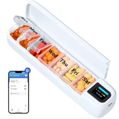7 compartments to sort pill boxes