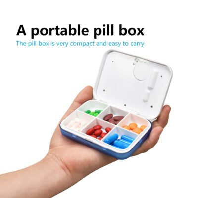 Carry a 6-compartment timed pill box - Image 3