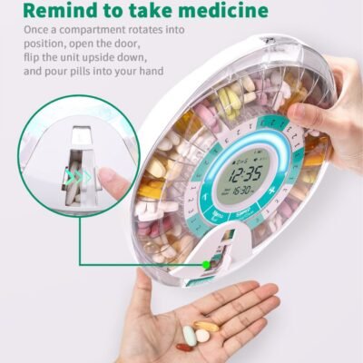 Child-safe medicine box with locking mechanism