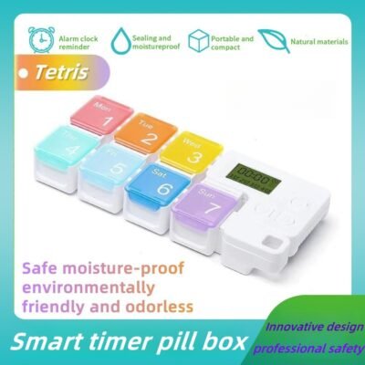 Smart pill organizer with reminder features